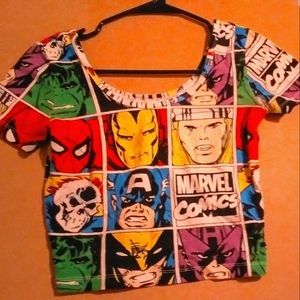 Marvel crop top